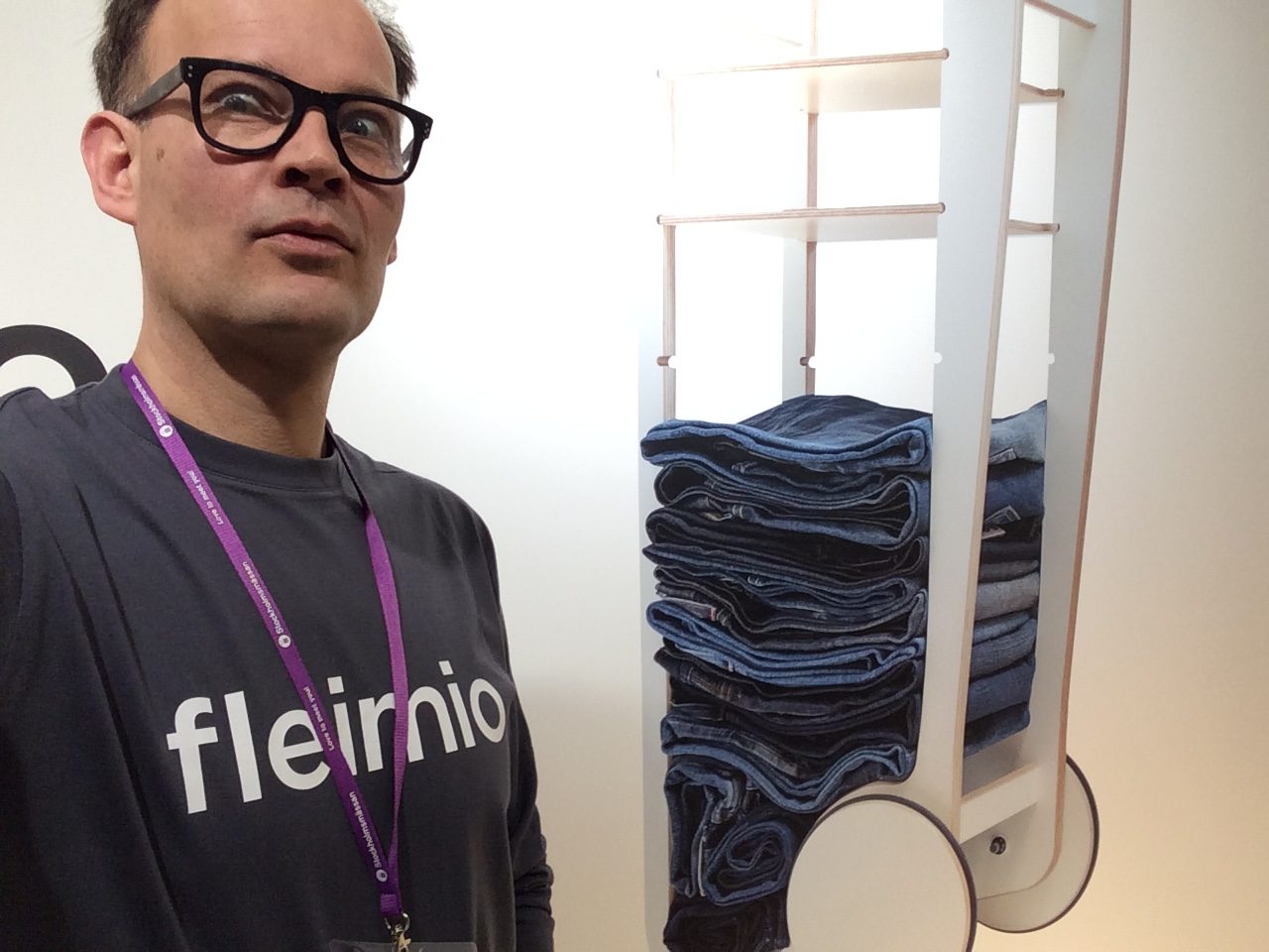 Fleimio selfie in Stockholm Fair 2017